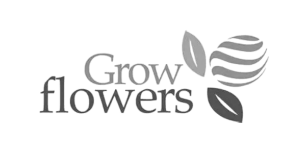 logo grow flowers